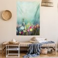 thumbnail image 2 of Watercolor Flower Home Decor Tapestry, Poppy Daisy Chamomile Patterns in Meadow Wild Feminine Rural Print, Wall Hanging for Bedroom Living Room Dorm Decor, 40W X 60L Inches, Multi, by Ambesonne, 2 of 5