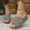 Gray, variant on Leather Open toe Slide Sandals for Women, Wedge Heel Platform Mules, Comfortable Casual Shoes for Beach, Pool, And Daily Wear Light Blue 36