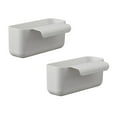 thumbnail image 1 of Oleegame 2PC Shower Soap Dish With Hook Kitchen Hanging Empty Drain Basket Sink Dishwashing Leftovers Filter Rack Sink Kitchen Waste Storage Basket, 1 of 9