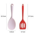 thumbnail image 2 of Los utensilios de cocina del silicón fijaron (2 pedazos), herramientas de cocinar, temperatura alta resistente, caja fuerte del lavavajillas, 2 of 5