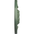 thumbnail image 4 of Ekena Millwork 13 3/4"OD x 1"P Monique Ceiling Medallion (Fits Canopies up to 3 3/4"), Hand-Painted Athenian Green, 4 of 6