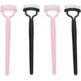 thumbnail image 4 of Eyelash Separator, 4 Pcs Stainless Steel Teeth Portable Cosmetic Brush Mascara Lash Definer with Comb Cover, 4 of 5