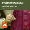 thumbnail image 5 of Ozark Trail Asheville Backpack, Dual-Carry, Orchid Plum, 22L Capacity, Unisex, Polyester, Everyday Use, 5 of 14
