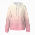 thumbnail image 5 of TOWED22 Girls Hoodies Cute Long Sleeve Oversized Gradient Colors Pullover Sweatshirt Tops with Kangaroo Pocket,Pink,2-3 Y, 5 of 6
