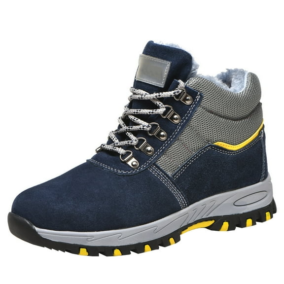 Safety Shoes Mens Womens Steel Toe Cap Work Shoes Lightweight Work Boots Winter Non-Slip Safety Trainer
