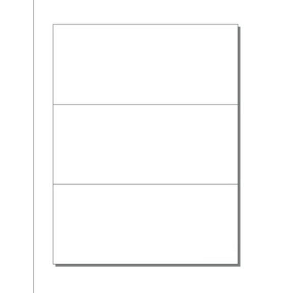 Tri-Fold Mailer (3-3/4" x 8-1/2") on 8-1/2" x 11" White Vellum Paper- 100 Sheets