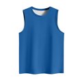 thumbnail image 4 of loopsun Plus Size Tops for Womens,Womens Summer Tops,Women's Summer Casual Fashion Solid Color Loose Round Neck Sleeveless Blue S, 4 of 4