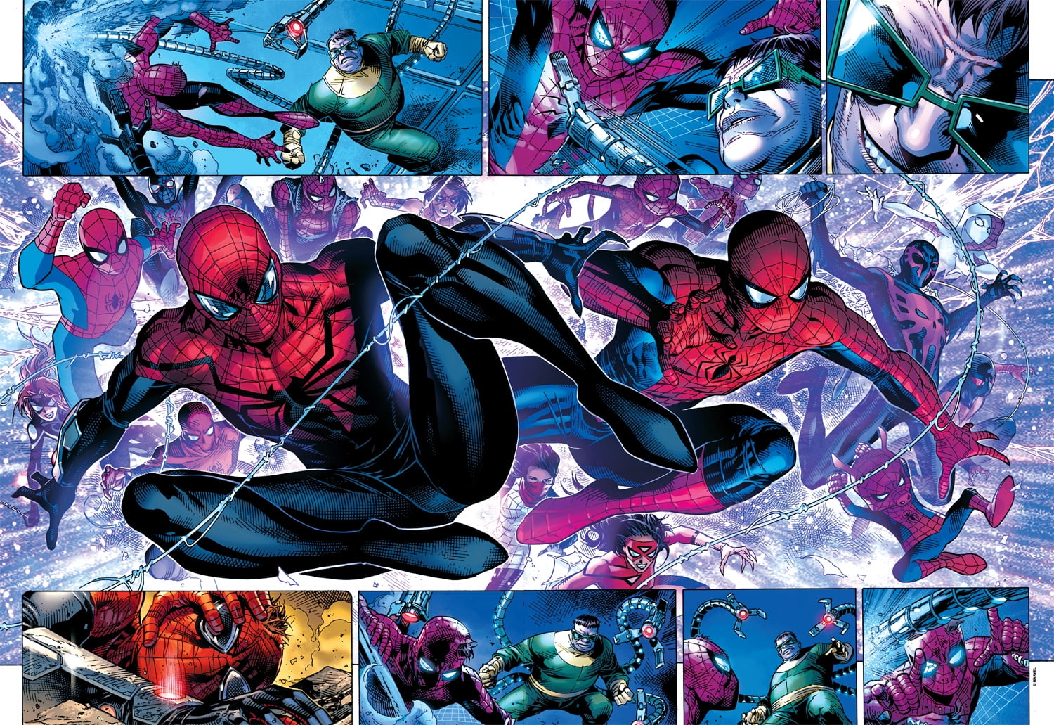 Buffalo Games 1500-Piece Marvel The Clone Conspiracy Interlocking Jigsaw Puzzle for Adults Ages 14+