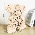 thumbnail image 2 of Kit de maqueta de reloj Foyucool Koala con rompecabezas de madera 3D para adultos, 2 of 7