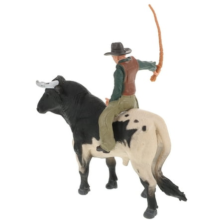 SOPOTUTU Simulation Bull Figurine Set, Assorted Colors Collectible Toy for Outdoor Decoration and Home Display