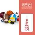 thumbnail image 3 of FUEENIRVA Sac Filet en Maille pour Ballons de Sport Sac Filet Portable Rouge 1 PCS, 3 of 8