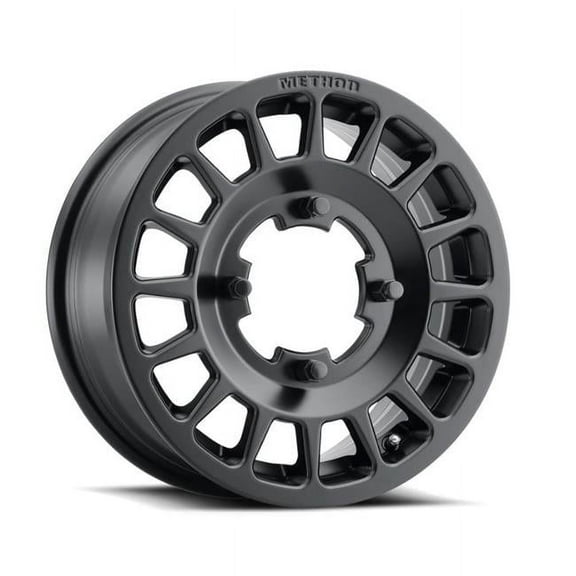 15 x 6 in. 51 mm Offset 4 x 156 mm Bolt Pattern 120 mm Center Bore MR407 Bead Grip Wheel, Matte Black