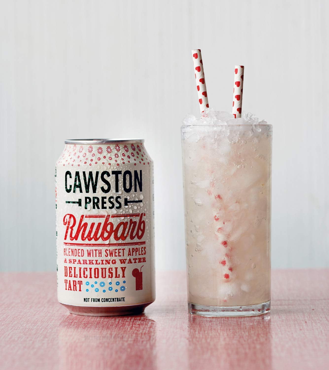 Cawston Press Sparkling Rhubarb & Apple Juice, 11.15 Ounce Cans Pack of 4