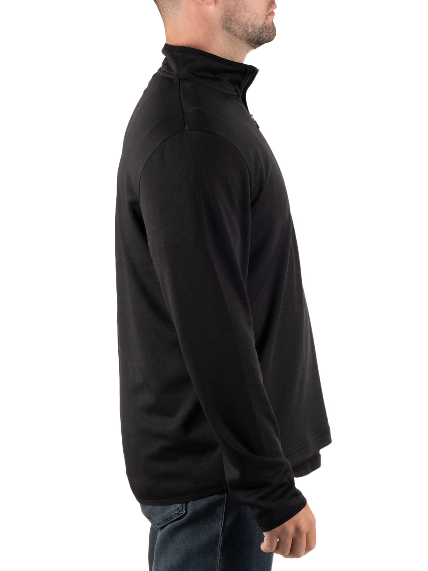Mossy Oak Men's Fleece Quarter Zip Pullover Sweatshirt, Sizes S-2XL