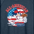 thumbnail image 3 of Disney - Mickey Americana Baseball - Women's Lightweight French Terry Long Sleeve Shirt, 3 of 5
