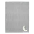 thumbnail image 6 of Lambs & Ivy Goodnight Moon Gray Appliqued and Embroidered Fleece Baby Blanket, 6 of 8
