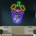 thumbnail image 3 of Glowneon Panda Boba Milk Tea Neon Sign, Bubble Tea Store Led Light, 3 of 5
