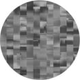 thumbnail image 1 of Ahgly Company Indoor Round Patterned Gray Dolphin Gray Area Rugs, 4' Round, 1 of 6