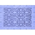 thumbnail image 1 of Ahgly Company Indoor Rectangle Oriental Blue Traditional Area Rugs, 2' x 4', 1 of 4