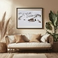 thumbnail image 3 of Mayflower Gulch Winter - Frisco Colorado Photography Winter Snow Mountain Landscape Abandoned Rustic Black Framed Wall Art Print 20 x 30 inches, 3 of 4