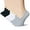 Clear, variant on WTXUE No Show Socks Womens, Low Cut Socks Women, 3 Pairs of Women's Summer Solid Color Sports Casual Shallow Mouth Anti Slip Boat Socks, Black, M