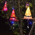 thumbnail image 5 of Sombrero de bruja luminoso para Halloween, gorro de sacerdote mágico, sombrero de mago brillante, cuerda para decoración de fiesta, accesorio de disfraz ligero y divertido, 5 of 5