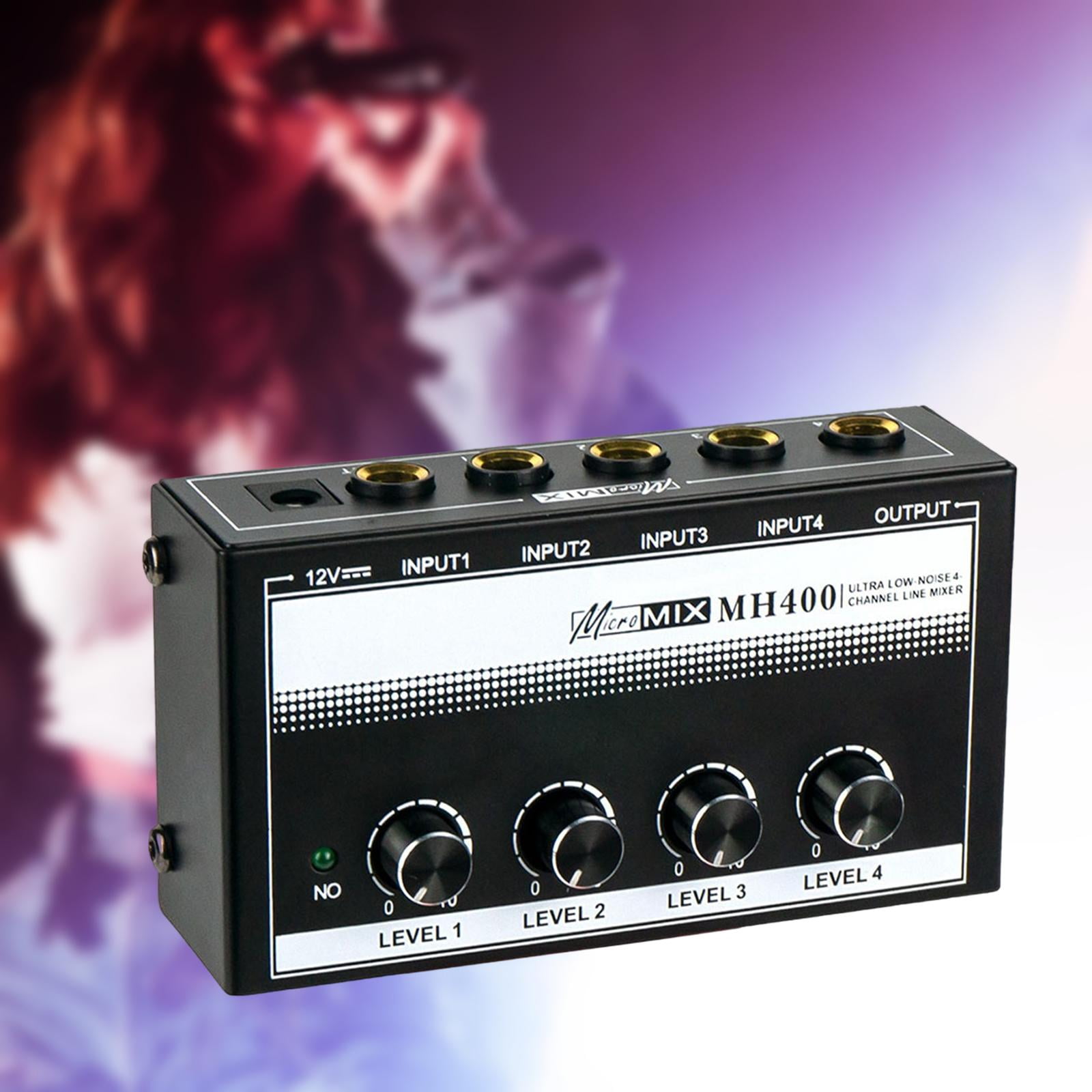 LeeQinersw Sound Mixer Volume Control Audio Sound Mixer for Microphone Keyboards Bass