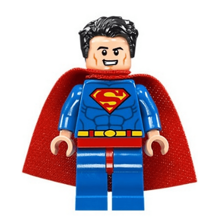 emulering Fern Algebraisk LEGO DC Super Heroes Superman - Blue Suit, Tousled Hair (76096) Minifigure  - Walmart.com
