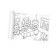 thumbnail image 2 of para colorear rollo pintura arte suministros para colorear pintura papel niñas estilo D Zulema rollo de colorear para niños, 2 of 8