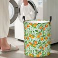 thumbnail image 6 of Uemuo Tangerine Pattern Circular Laundry Hamper Basket with handles,Collapsible laundry basket,Large capacity laundry hamper,Laundry Organizer-Small, 6 of 8