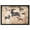 Black Frame, variant on Cave Drawing Horses Shadowbox Print Farm Animals Art by Art Remedy, Black Frame, 24 x 16