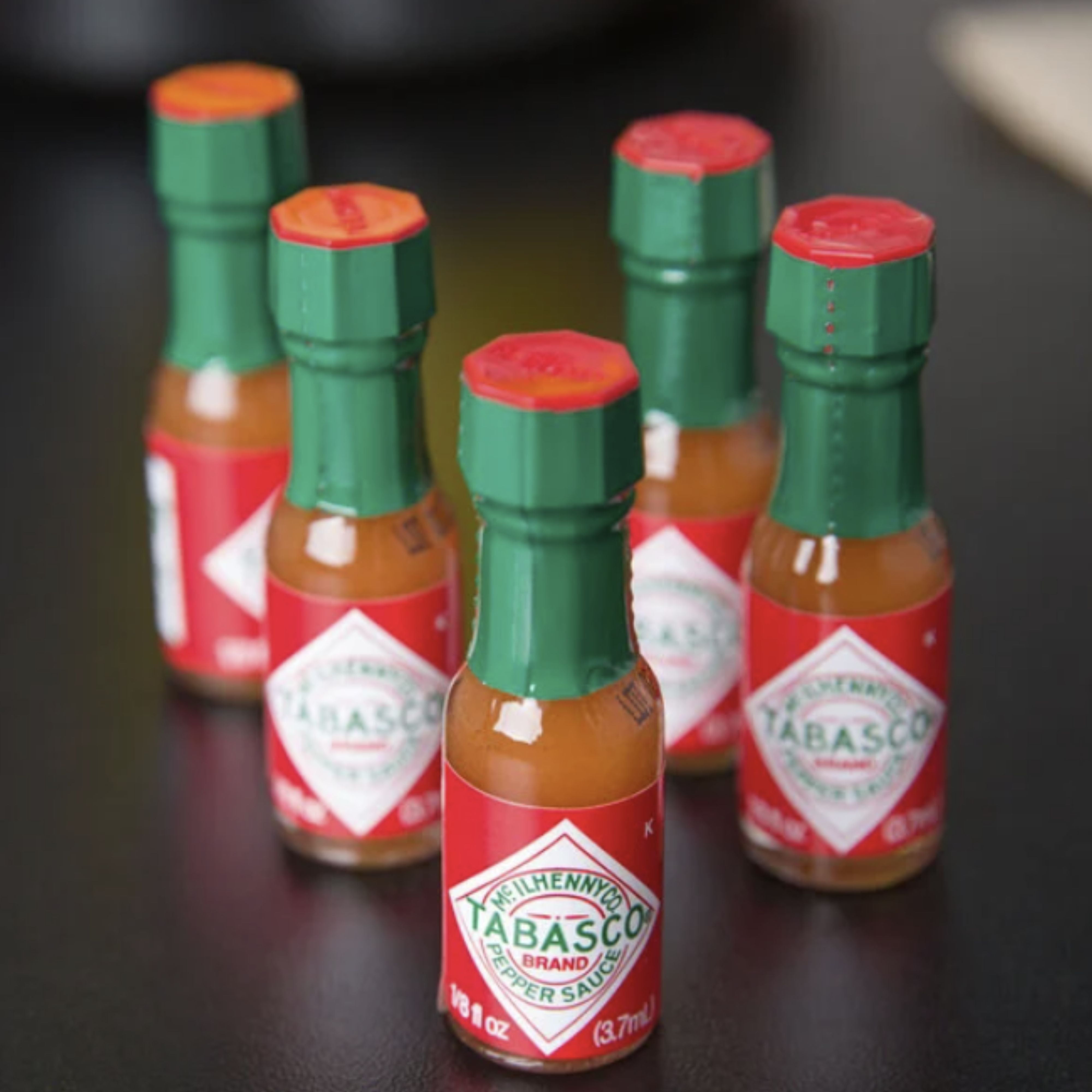 Tabasco Mini Original Pepper Sauce Bottles – 1/8 oz (22 Pack) – Real Glass Mini Hot Sauce Bottles for Travel, Lunchboxes, Party Favors, and Gifts