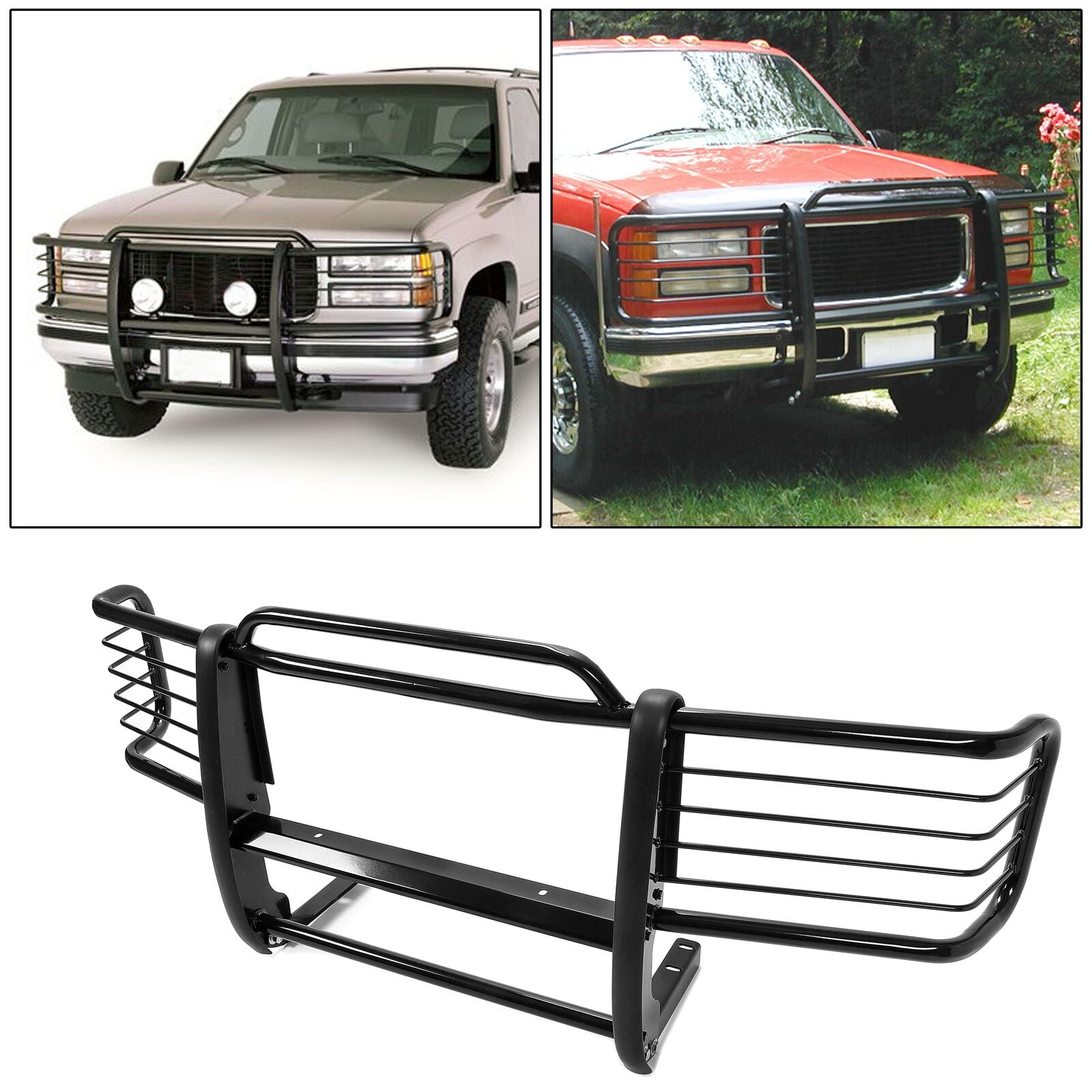 Fits 8898 Chevrolet GMC Silverado Sierra Black Front Grill Grille