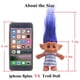 thumbnail image 5 of Yintlilocn Lucky Troll Dolls,Vintage Troll Dolls Chromatic Adorable for Collections, School Project, Arts and Crafts, Party Favors - 7.5 Tall Blue(Include The Length of Hair), 5 of 5