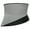 Gray/Black Lining, variant on QRIC Waist Trimmer Belt, Sweat Wrap, Tummy Toner, Low Back and Lumbar Support with Sauna Suit Effect, Abdominal Trainer
