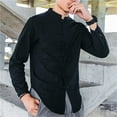 thumbnail image 4 of YUHAOTIN Funny Shirts White Long Sleeve Shirt Mens Long Sleeve Shirts Chinese Knot Button down Beach Yoga Casual Summer Shirts, 4 of 4