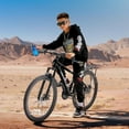 thumbnail image 6 of Akaber 24" Mountain Bike, Bicycles with 21-Speed Drivetrain, Suspension Fork, Dual Disc Brakes, Rear Rack, 6 of 9