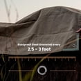 thumbnail image 5 of WHITEDUCK Canvas Tarp 18 oz. Heavy Duty Waterproof UV Resistant, Rustproof Grommets, Industrial & Commercial Use Cloth Tarps (Cut Size: 6x8, Finished Size: 5'6"x7'6", Olive Drab), 5 of 5