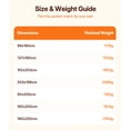 thumbnail image 2 of Twin Thin Mattress 360gsm Mattress Topper Protector Pad, 2 of 7