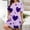 Purple, variant on Valentine's Day Womens Sleeveless Dress with heart Print Loose Fit Casual Dress for Women