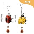 thumbnail image 3 of 2pcs Metal Ladybug Wind Chime and Bee Wind Bell, Small Rustic Hanging Ornament for Indoor and Outdoor Decor, Ideal for Garden, Yard, and Patio, 3 of 7
