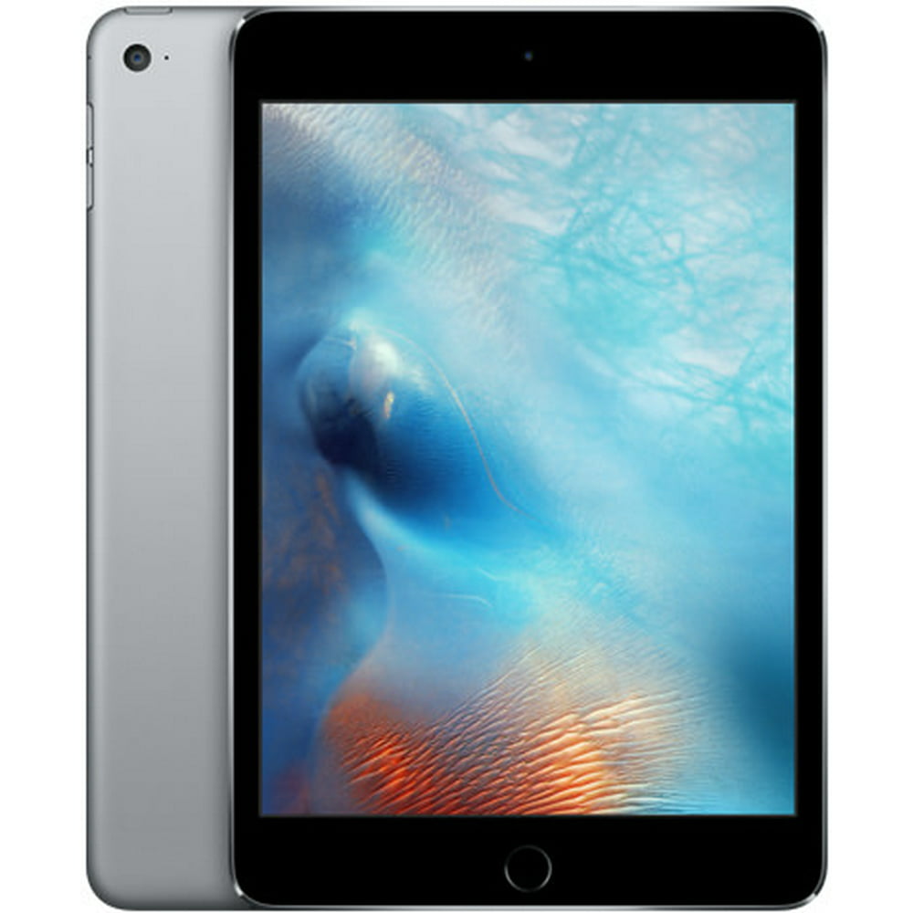 Apple iPad Mini 4 16GB Space Gray (Unlocked) Refurbished B+ - Walmart