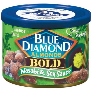 Blue Diamond Wasabi & Soy Sauce Almonds (Pack of 6)