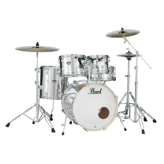 Pearl Export Series 5-Piece Drum Set w/ 830 Series Hardware - Mirror Chrome