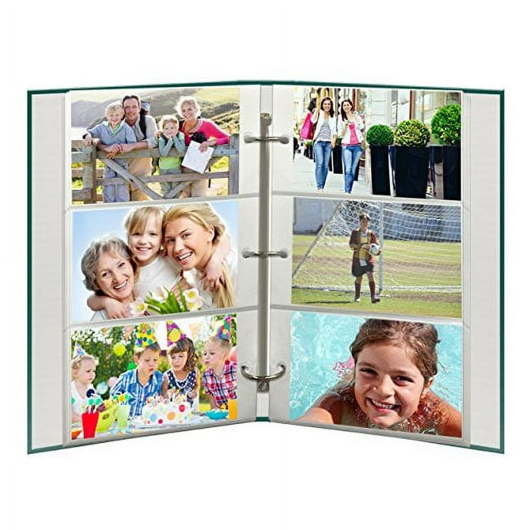 Personalized Leather Photo Album With Sleeves, Slip in For 4x6 Or