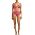 thumbnail image 2 of Time and Tru Women's Storybook Romance High Waist Swimsuit Bikini Bottom, 2 of 4
