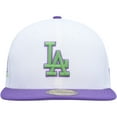 thumbnail image 2 of Men's New Era White Los Angeles Dodgers 2020 World Series Side Patch 59FIFTY Fitted Hat, 2 of 6