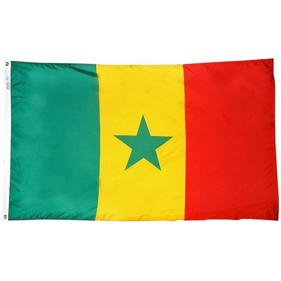 Senegal - 2'X3' Nylon Flag
