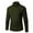 Army Green, variant on Haoxianjian Oversized Sweater Knit Sweater Man New Pattern High Collar Solid Color Twisted Flower Keep Warm Head Cover High Collar Long Sleeves Bottom Layer Knitting Sweater Crewneck Pullover For Men