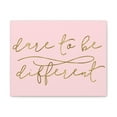 thumbnail image 5 of Inspirational Wall Art  Dare To Be Different Motivation Wall Decor for Home Office Gym Inspiring Success Quote Print Ready t Unframed, 5 of 17